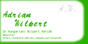adrian wilpert business card