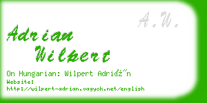 adrian wilpert business card